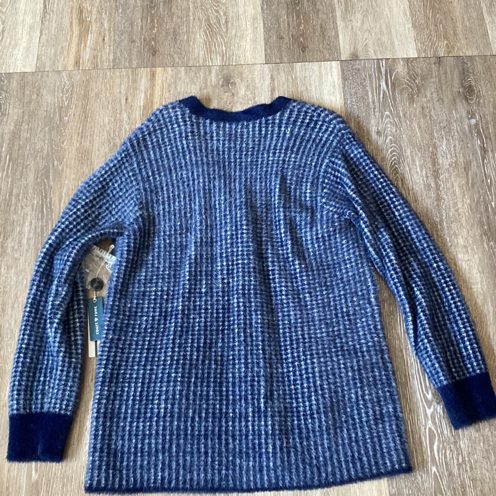 NWT Court & Rowe Houndstooth Cardigan - Picture 2 of 5